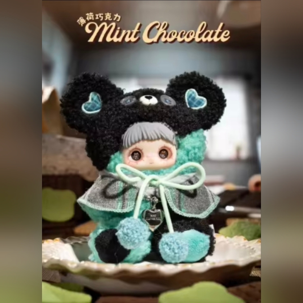 Maymei Tiny Bear Cookie Series Plush Pendant  "Mint Chocolate" - Picture 13 of 15
